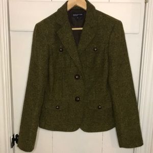 Rustic Green Tweed Blazer
